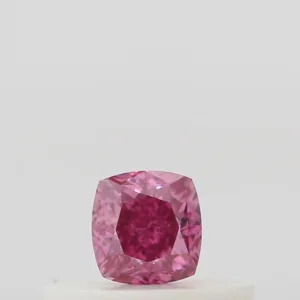 0.2 Carat Cushion Brilliant Fancy Vivid Pink VS1 Natural Diamond