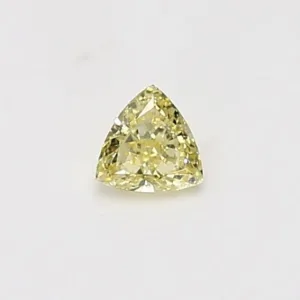 0.21 Carat Triangular Fancy Yellow VS1 Natural Diamond