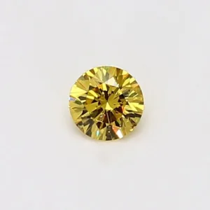 0.22 Carat Round Yellow SI1 Natural Diamond