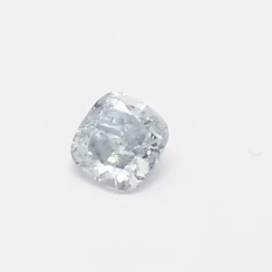0.27 Carat Cushion Brilliant Fancy Blue SI2 Natural Diamond