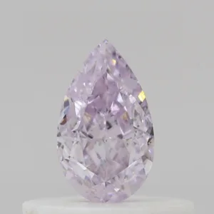 0.34 Carat Pear Fancy Light Pink SI1 Natural Diamond