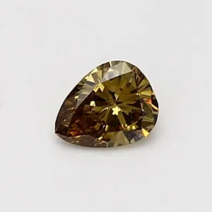 0.4 Carat Pear Fancy Deep Brown Natural Diamond