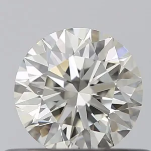 0.42 Carat Round K IF Natural Diamond