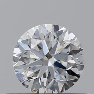 0.46 Carat Round F VVS1 Natural Diamond