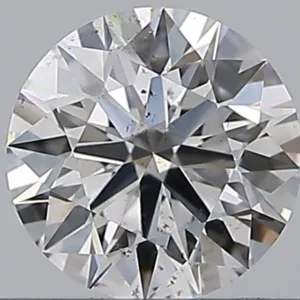 0.48 Carat Round F SI1 Natural Diamond