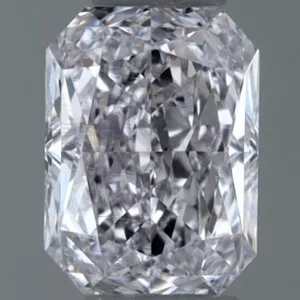 0.5 Carat Radiant Very Light Pink SI1 Natural Diamond