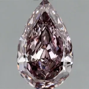 0.52 Carat Pear Fancy Pink VS1 Natural Diamond