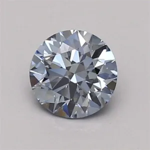 0.55 Carat Round Fancy Intense Blue FL Lab Diamond