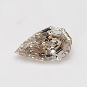 0.57 Carat Kite Fancy Light Brown VVS2 Natural Diamond