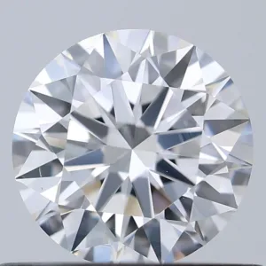 0.59 Carat Round E SI1 Natural Diamond