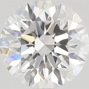 0.6 Carat Round D SI1 Natural Diamond