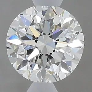 0.6 Carat Round H VVS1 Natural Diamond