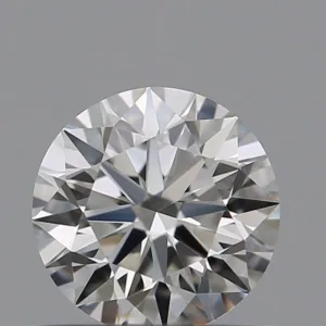 0.6 Carat Round H VVS1 Natural Diamond