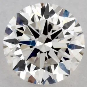 0.6 Carat Round H VVS2 Natural Diamond