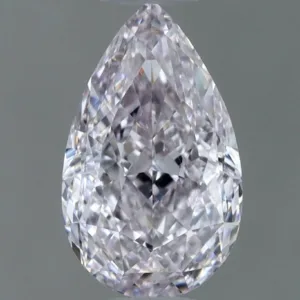 0.63 Carat Pear Fancy Light Pink VS1 Natural Diamond