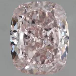 0.75 Carat Cushion Brilliant Fancy Pink SI1 Natural Diamond