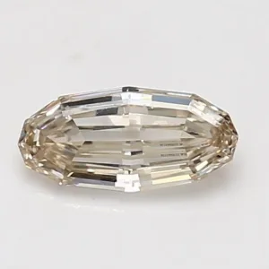 0.79 Carat Oval Fancy Light Brown VS1 Natural Diamond
