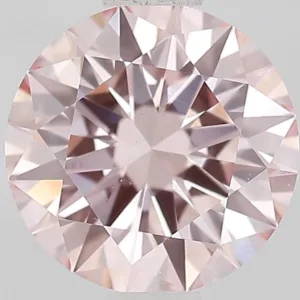 1 Carat Round Fancy Intense Pink VVS2 Lab Diamond