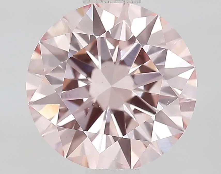 1 Carat Round Fancy Intense Pink VVS2 Lab Diamond 1 1 Carat Round Fancy Intense Pink VVS2 Lab Diamond