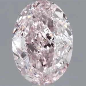 1.01 Carat Oval Fancy Light Pink SI1 Natural Diamond