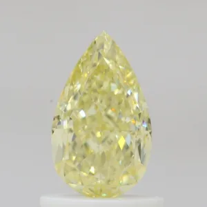 1.01 Carat Pear Fancy Yellow VS2 Natural Diamond