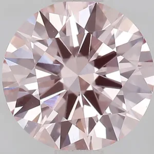 1.01 Carat Round Fancy Intense Pink VS1 Lab Diamond