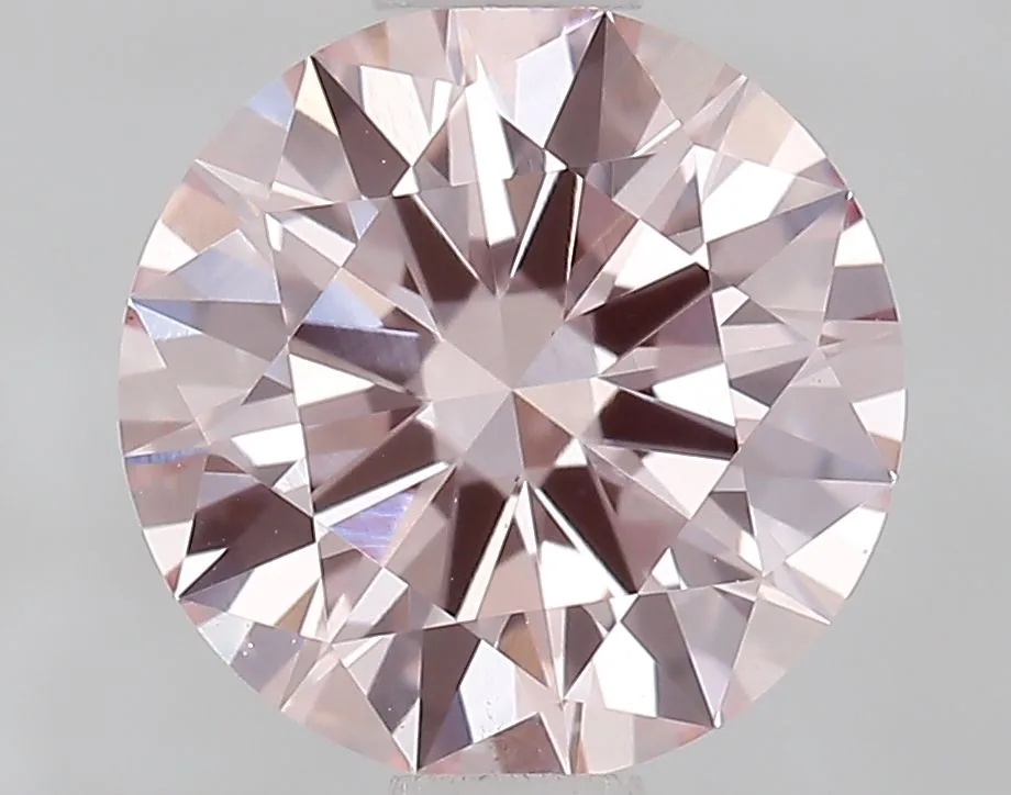 1.01 Carat Round Fancy Intense Pink VS1 Lab Diamond 1 1.01 Carat Round Fancy Intense Pink VS1 Lab Diamond