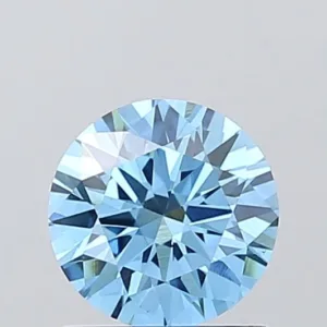 1.01 Carat Round Fancy Vivid Blue VS1 Lab Diamond
