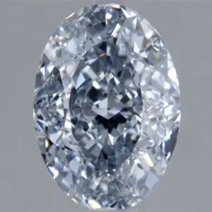 1.02 Carat Oval Fancy Intense Blue VS2 Natural Diamond