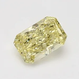 1.02 Carat Radiant Fancy Yellow VS2 Natural Diamond