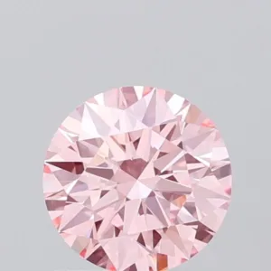 1.02 Carat Round Fancy Vivid Pink VVS2 Lab Diamond