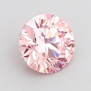 1.03 Carat Round Fancy Intense Pink VS1 Lab Diamond