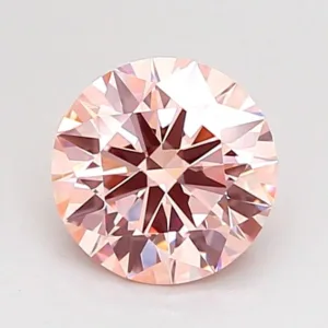 1.03 Carat Round Fancy Intense Pink VS2 Lab Diamond