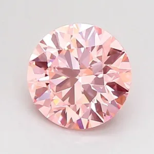 1.03 Carat Round Fancy Intense Pink VVS2 Lab Diamond