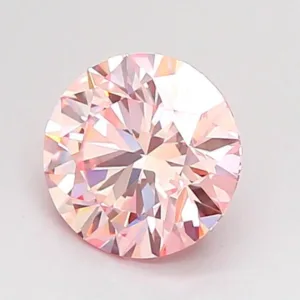 1.03 Carat Round Fancy Intense Pink VVS2 Lab Diamond