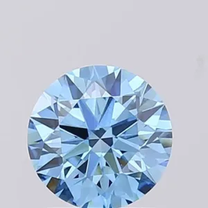 1.03 Carat Round Fancy Vivid Blue VS1 Lab Diamond