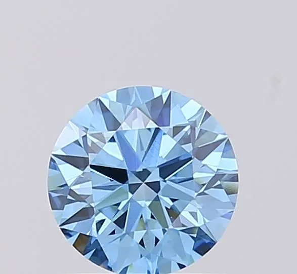 1.03 Carat Round Fancy Vivid Blue VS1 Lab Diamond 1 1.03 Carat Round Fancy Vivid Blue VS1 Lab Diamond