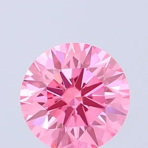 1.03 Carat Round Fancy Vivid Pink VS1 Lab Diamond
