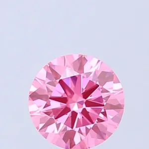 1.03 Carat Round Fancy Vivid Pink VS1 Lab Diamond