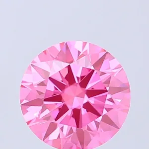 1.04 Carat Round Fancy Vivid Pink VS1 Lab Diamond