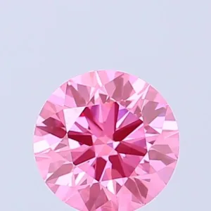1.04 Carat Round Fancy Vivid Pink VS1 Lab Diamond