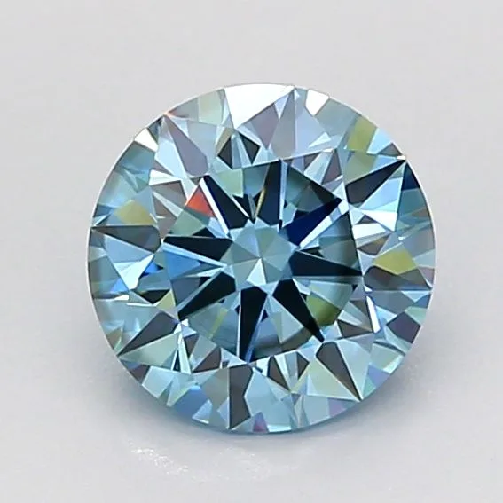 1.05 Carat Round Fancy Vivid Blue VS2 Lab Diamond 1 1.05 Carat Round Fancy Vivid Blue VS2 Lab Diamond
