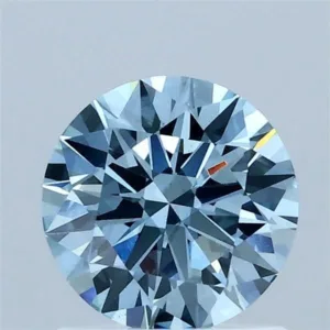 1.06 Carat Round Fancy Vivid Blue VS2 Lab Diamond