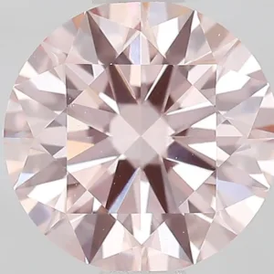 1.08 Carat Round Fancy Intense Pink VVS2 Lab Diamond
