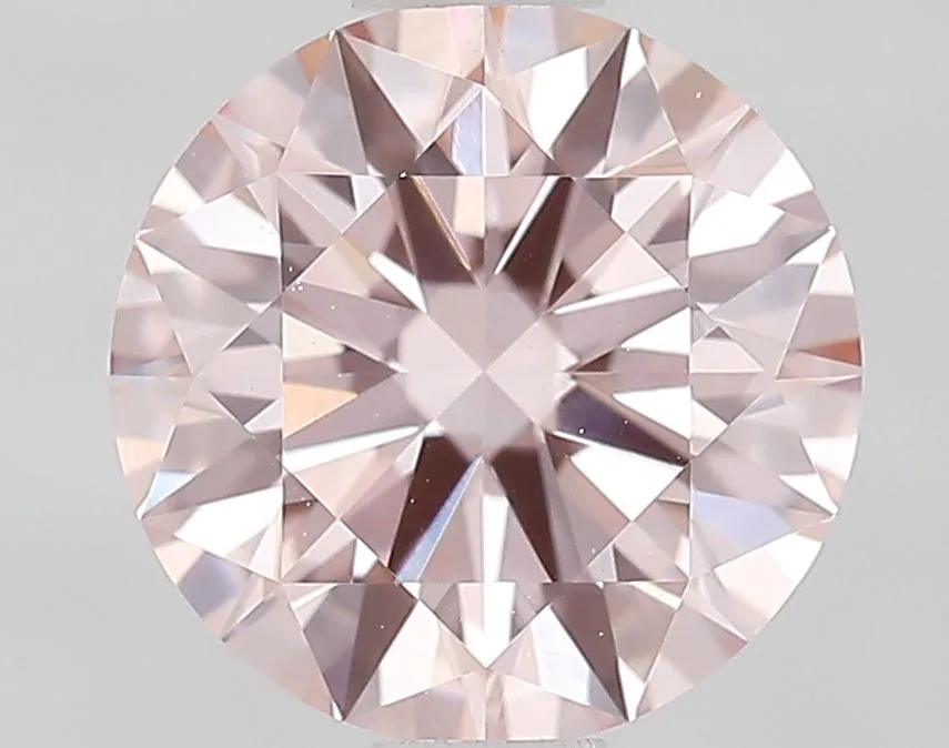 1.08 Carat Round Fancy Intense Pink VVS2 Lab Diamond 1 1.08 Carat Round Fancy Intense Pink VVS2 Lab Diamond