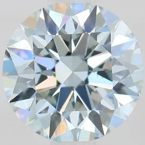 1.08 Carat Round Fancy Light Blue VS2 Lab Diamond