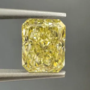 1.11 Carat Emerald Fancy Yellow VS1 Natural Diamond