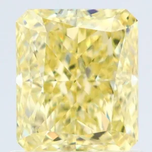 1.13 Carat Radiant Fancy Yellow IF Natural Diamond