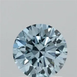 1.14 Carat Round Fancy Vivid Blue VVS2 Lab Diamond