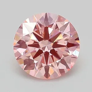 1.14 Carat Round Fancy Vivid Pink VVS2 Lab Diamond